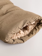 Tan Brown Shower Resistant Borg Jacket (3mths-7yrs) - Image 7 of 8