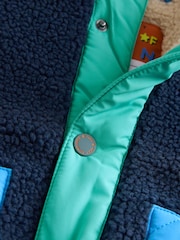Multi Colourblock Borg Gilet (3mths-7yrs) - Image 4 of 4