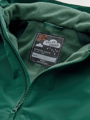 Green Crocodile Waterproof Fleece Lined Puddlesuit (3mths-7yrs) - Image 4 of 4