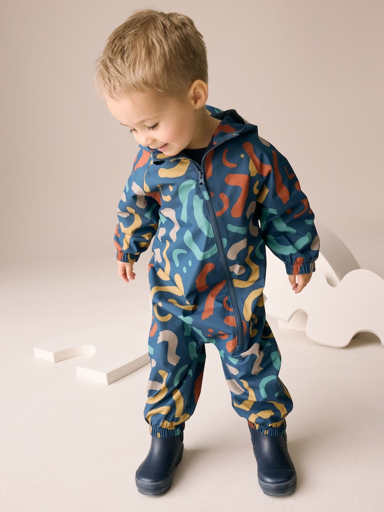 Multicoloured Smile Print - Wasserdichter Regenanzug mit Fleece-Futter (3 M.–7 J.) - Bild 1 von 7 Multicoloured Smile Print - Wasserdichter Regenanzug mit Fleece-Futter (3 M.–7 J.) - Bild 1 von 7