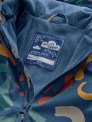 Multicoloured Smile Print Waterproof Fleece Lined Puddlesuit (3mths-7yrs) - Image 7 of 7