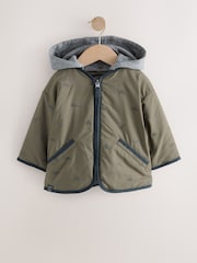 Khaki Green Dinosaur Embroidered Jacket (3mths-7yrs) - Image 6 of 10