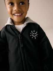 Black Hooded Bomber Jacket (3mths-7yrs) - Image 4 of 4