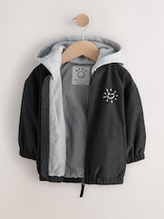 Black Hooded Bomber Jacket (3mths-7yrs) - Image 6 of 10