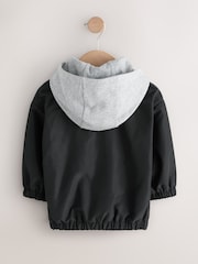 Black Hooded Bomber Jacket (3mths-7yrs) - Image 7 of 10