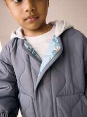 Grey Quilted Jacket (3mths-7yrs) - Image 4 of 10