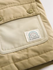 Neutral Hooded Cord Collar Coat (3mths-7yrs) - Image 8 of 9