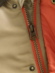 Neutral Hooded Cord Collar Coat (3mths-7yrs) - Image 9 of 9