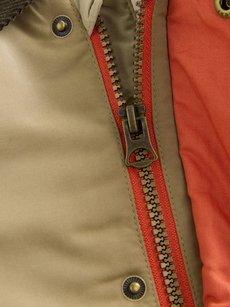 Neutral Hooded Cord Collar Coat (3mths-7yrs) - Image 9 of 9