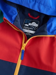 Navy Colourblock Waterproof Fleece Lined Puddlesuit (3mths-7yrs) - Image 4 of 5