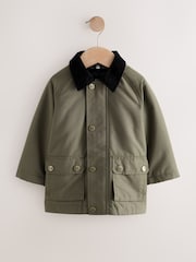 Khaki Green Cord Collar Coat (3mths-7yrs) - Image 4 of 8