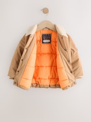لون محايد - Borg Collared Coach Jacket (3mths-7yrs) - صورة 9 من 13