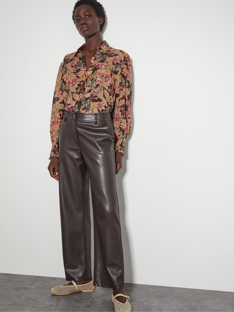 Monsoon Black Felicity Metallic Floral Shirt - Image 2 of 5 Monsoon Black Felicity Metallic Floral Shirt - Image 2 of 5