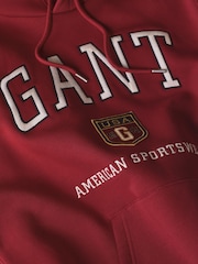 GANT Red Graphic Hoodie - Image 3 of 3