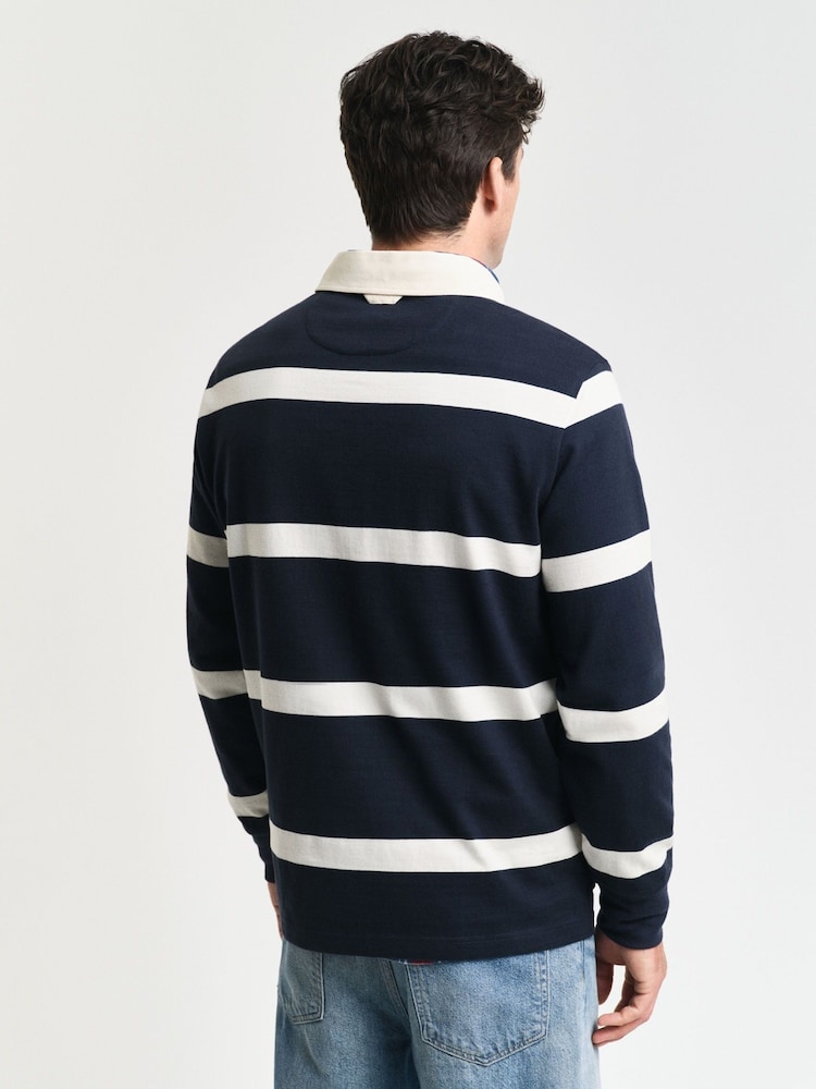 GANT Striped 100% Cotton Rugby Shirt - Imagen 2 de 6