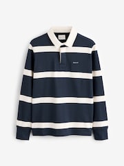 GANT Striped 100% Cotton Rugby Shirt - Imagen 6 de 6