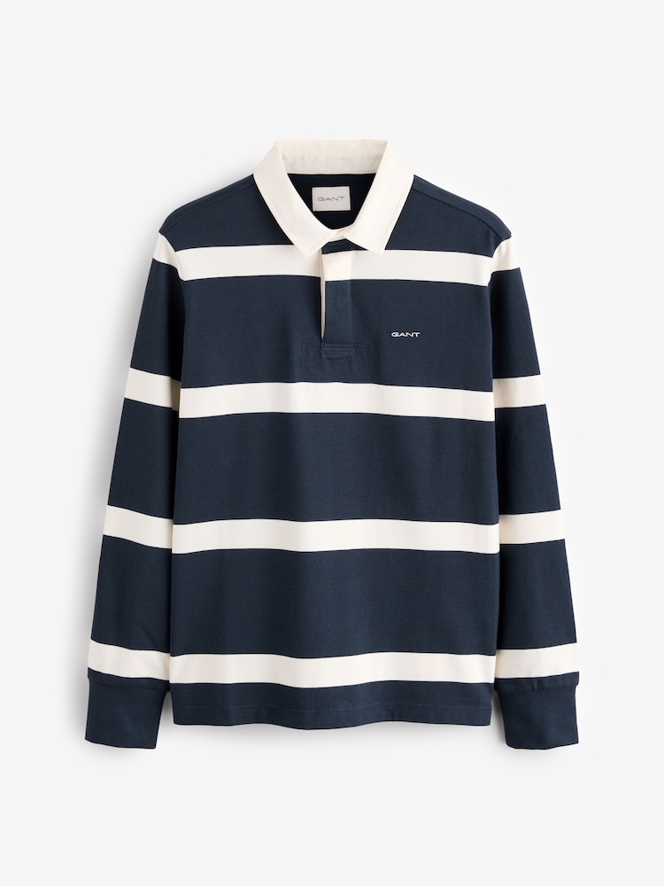 GANT Striped 100% Cotton Rugby Shirt - Imagen 6 de 6
