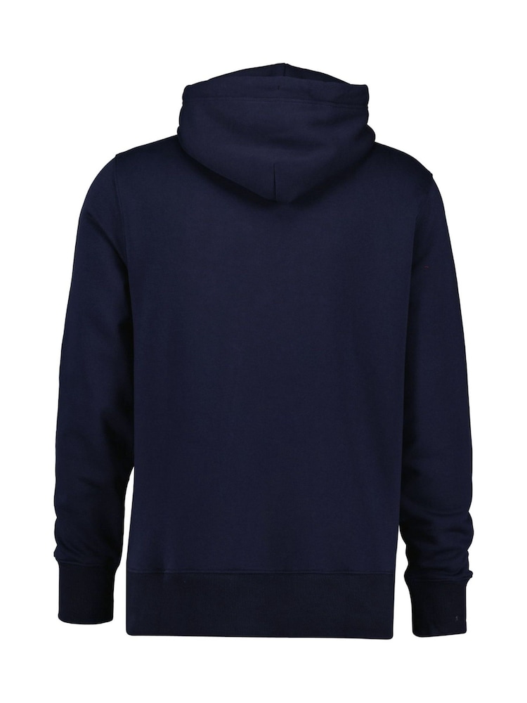 GANT Blue Graphic Hoodie - Image 5 of 5