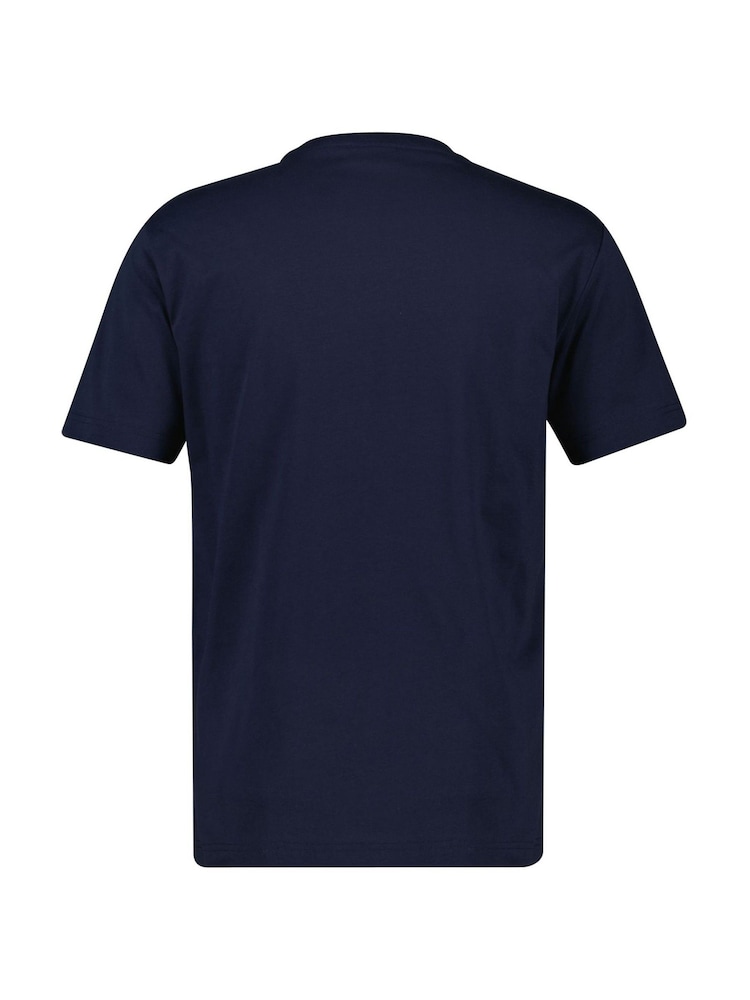 Синий - GANT Sports Varsity Graphic T-Shirt - Image 5 of 5