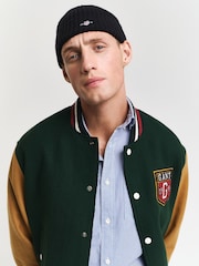 GANT Green Wool Blend Varsity Jacket - Image 3 of 4