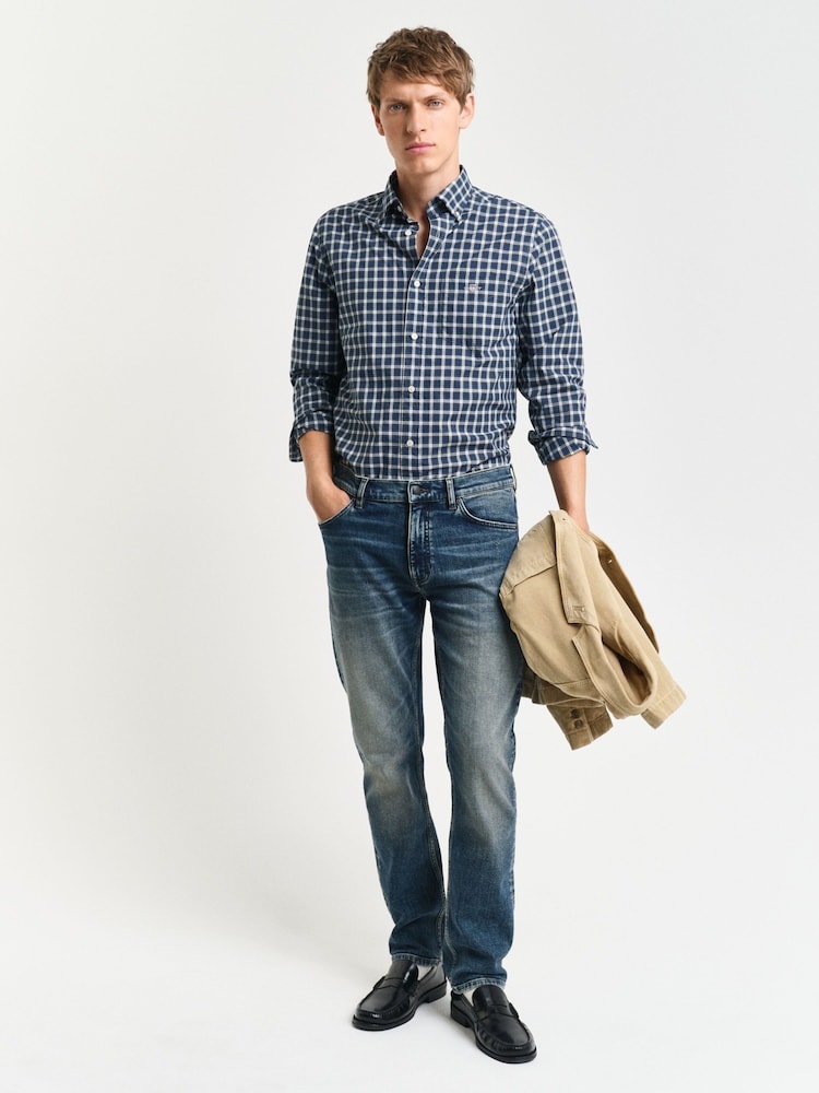Gant рубашка из 100% хлопка в стиле тартан - Изображение 2 из 6