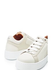 Moda in Pelle Brienau Chunky Sole Panelled Lace-Up Trainers - Image 4 of 4