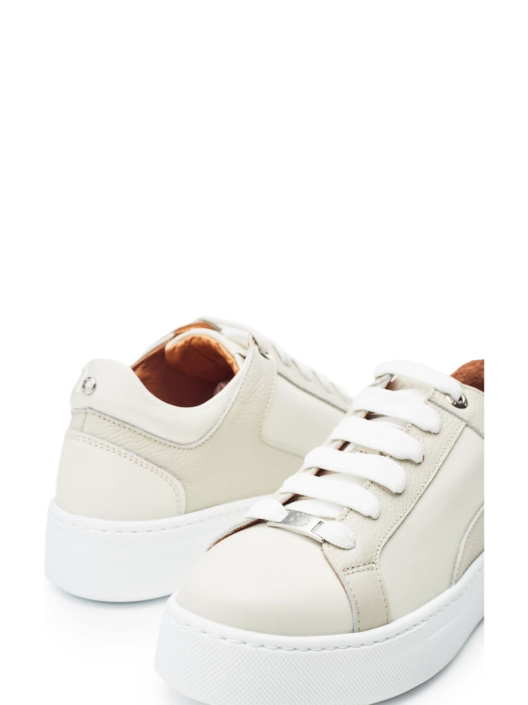 Moda in Pelle Brienau Chunky Sole Panelled Lace-Up Trainers - Image 4 of 4 Moda in Pelle Brienau Chunky Sole Panelled Lace-Up Trainers - Image 4 of 4