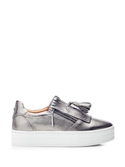 Moda in Pelle Bessans Tassle Fringe Slab Sole Trainers - Image 1 of 4