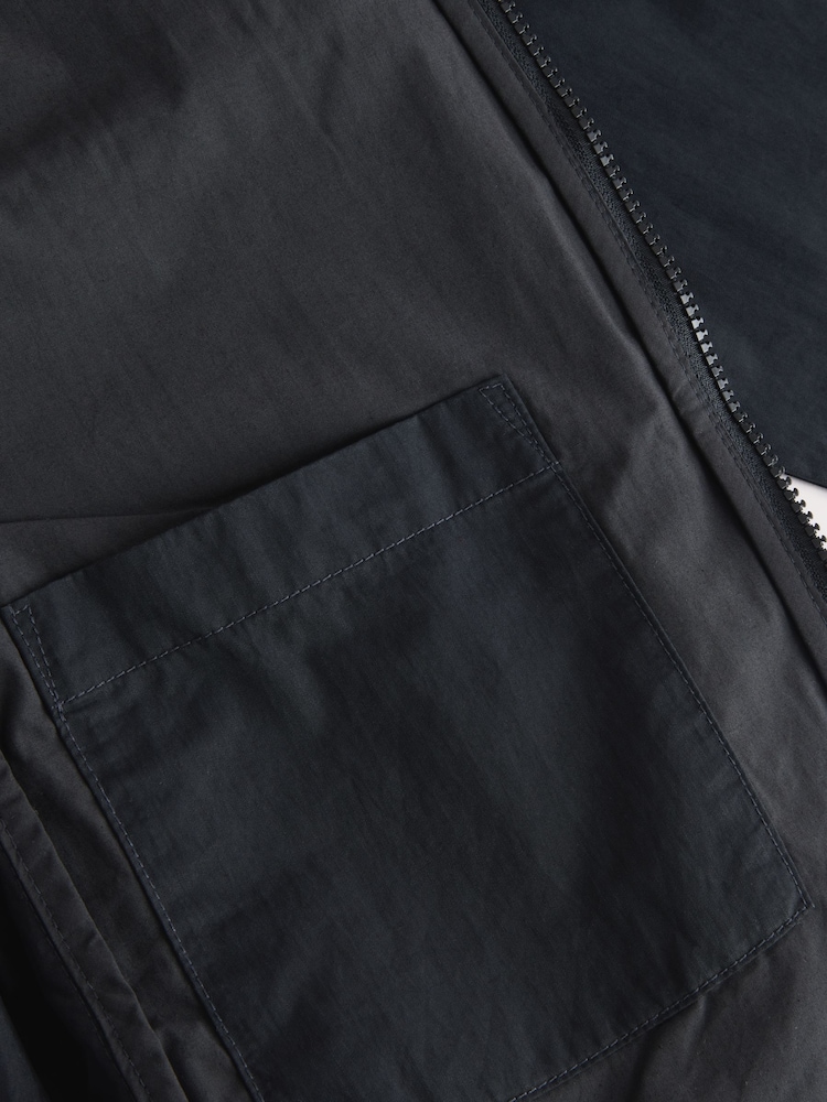 Black Bluff Pocket Shacket with Hood - Image 10 of 11