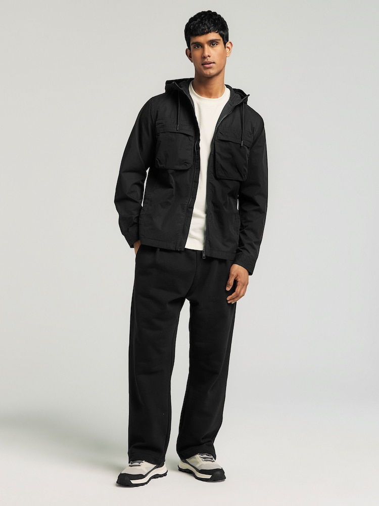 Black Bluff Pocket Shacket with Hood - Image 2 of 11