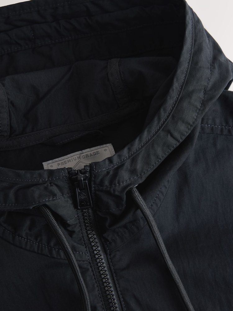 Black Bluff Pocket Shacket with Hood - Image 9 of 11