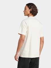 adidas Originals White Sunset Trefoil T-Shirt - Image 2 of 6