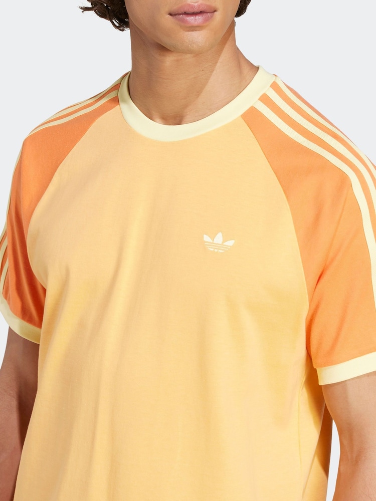 Orange - adidas Originals Cali T-Shirt - Image 4 of 6