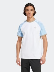 Blanco/azul - Camiseta Cali de adidas Originals - Imagen 1 de 6