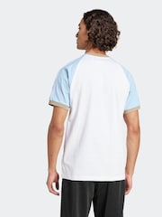 Blanco/azul - Camiseta Cali de adidas Originals - Imagen 2 de 6