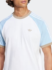 Blanco/azul - Camiseta Cali de adidas Originals - Imagen 4 de 6