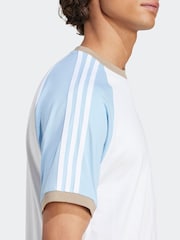 Blanco/azul - Camiseta Cali de adidas Originals - Imagen 5 de 6