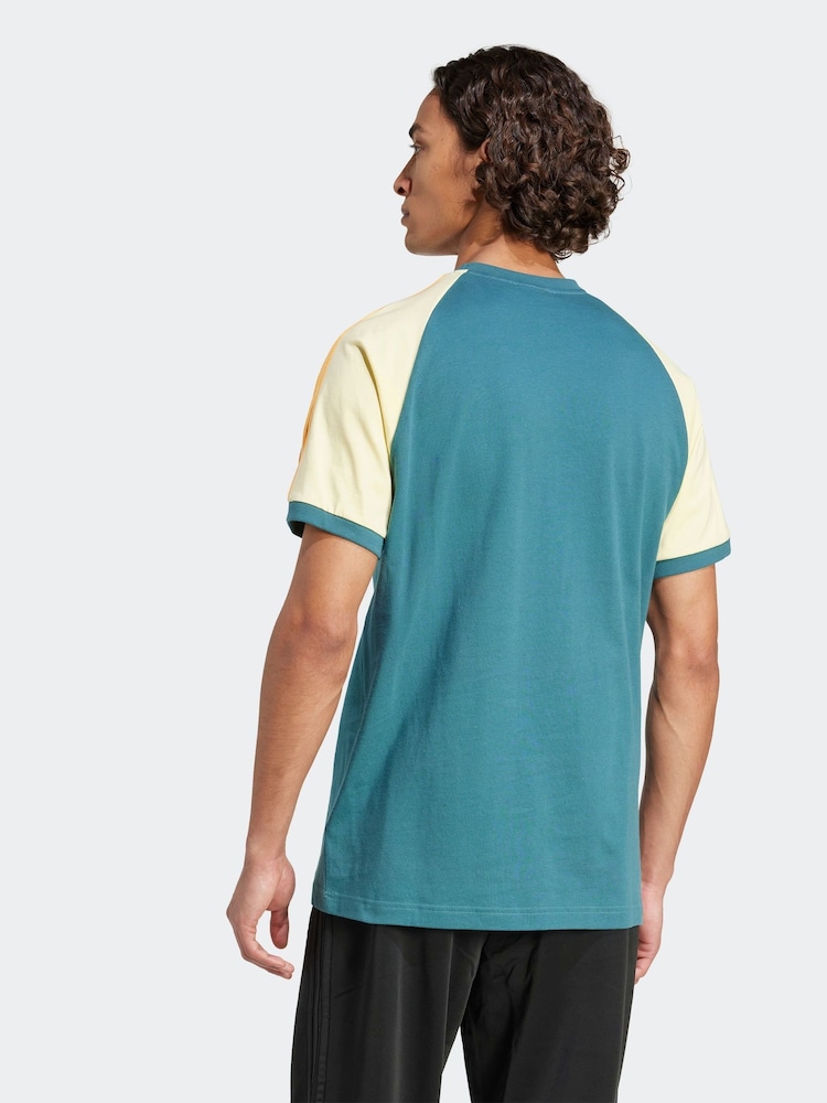 adidas Originals Teal Blue Cali T-Shirt - Image 2 of 6