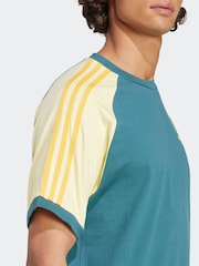 adidas Originals Teal Blue Cali T-Shirt - Image 5 of 6