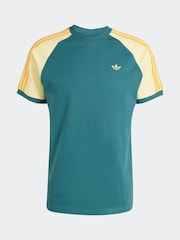 adidas Originals Teal Blue Cali T-Shirt - Image 6 of 6