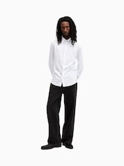 AllSaints White Echo Long Sleeve Shirt - Image 3 of 5