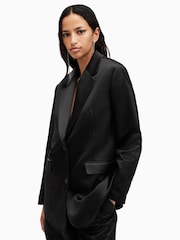 AllSaints Black Sae Blazer - Image 4 of 7