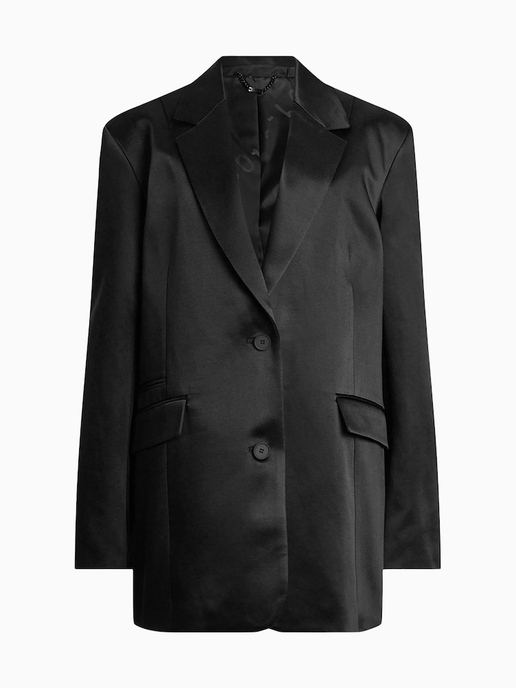 AllSaints Black Sae Blazer - Image 7 of 7