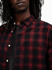 AllSaints Blue Manray Long Sleeves Shirt - Image 2 of 8