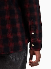 AllSaints Blue Manray Long Sleeves Shirt - Image 4 of 8