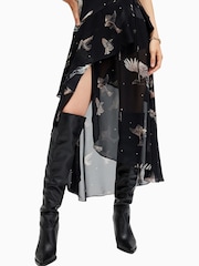 AllSaints Black Alana Dress - Image 5 of 7