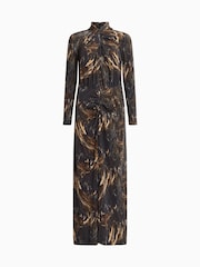 AllSaints Black Mina Dress - Image 6 of 6