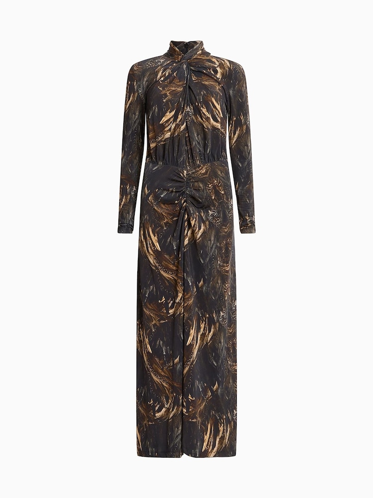 AllSaints Black Mina Dress - Image 6 of 6