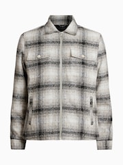 AllSaints White Banshee Jacket - Image 10 of 10