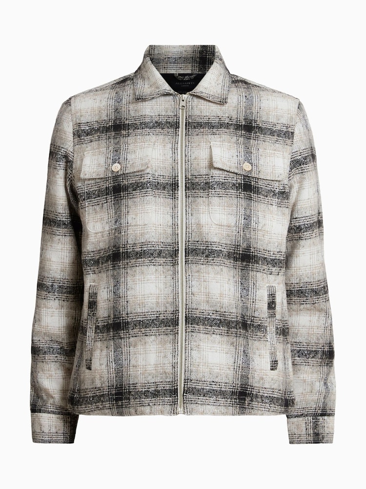 AllSaints White Banshee Jacket - Image 10 of 10